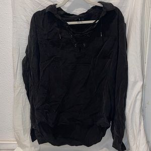 Paige lace up blouse